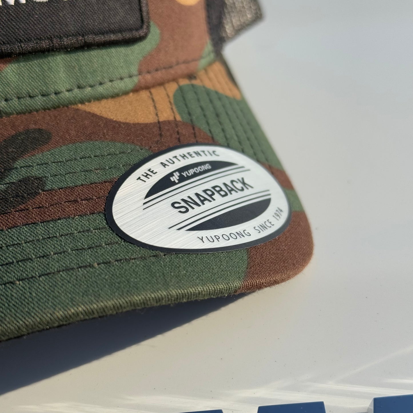 JA Camo Embroidered Snapback Trucker Hat